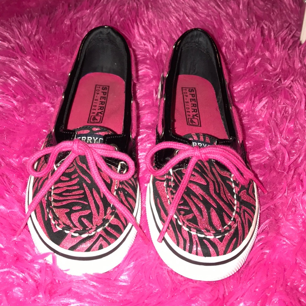 Biscayne 1 Eye Black/Pink Sperry Top-Sister